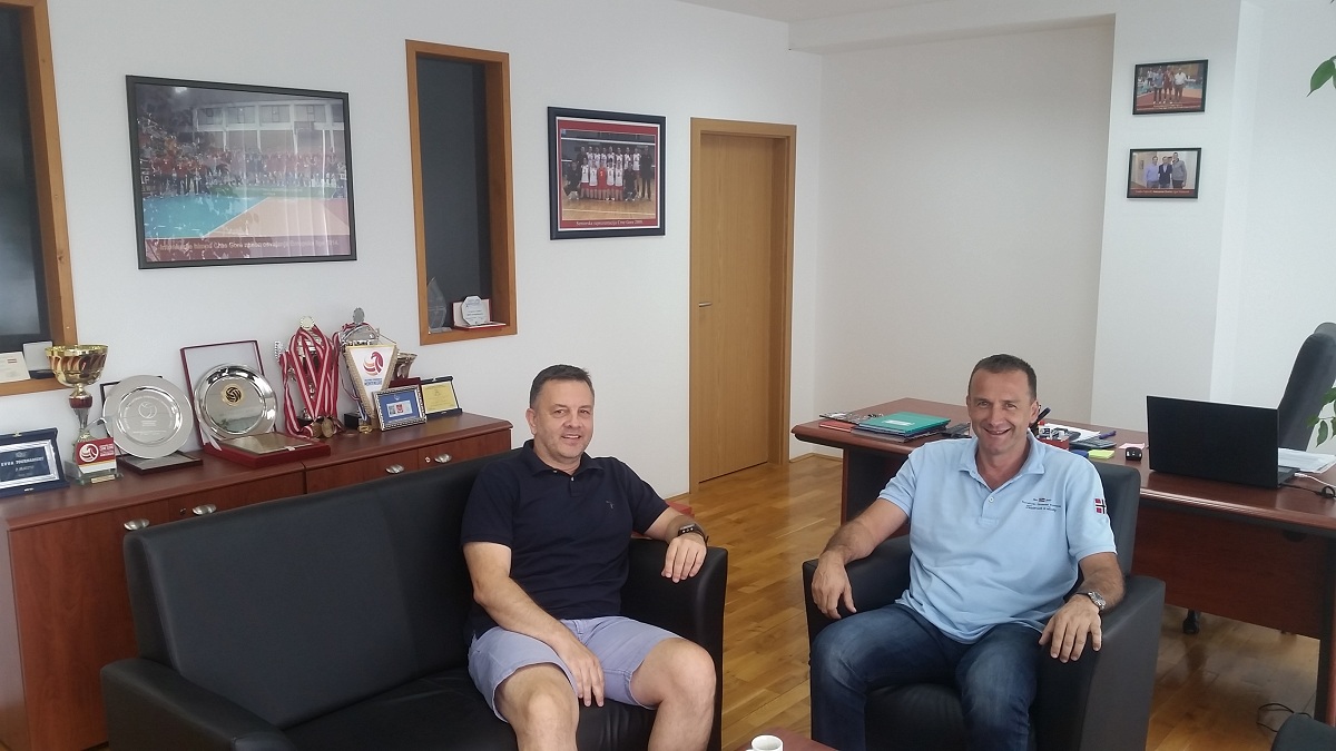 Kolaković tokom nedavne posjete OSCG